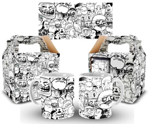 Caneca Personalizada Divertida Memes Emoticons + Caixinha!!!
