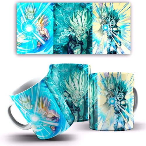 Caneca Personalizada Dragon Ball Z Gohan Kamehameha