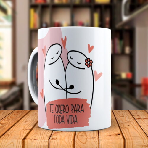 Caneca Personalizada e Almofada Namorados Flork com Foto