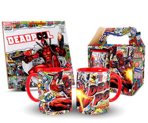Caneca Personalizada E Azulejo Marvel DeadPool !!!