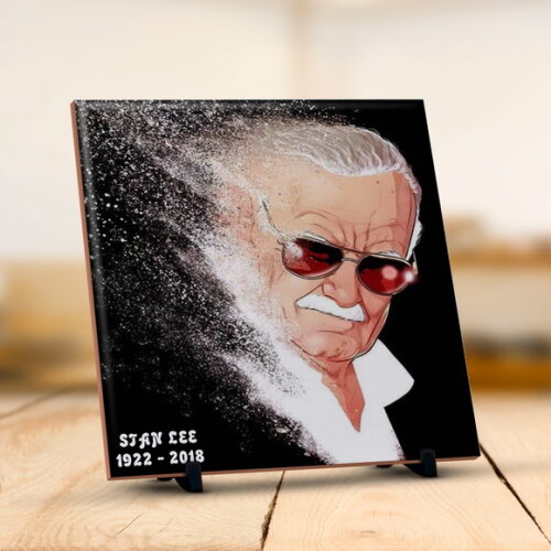 Caneca Personalizada E Azulejo Marvel Stan Lee !!! 1 unidade