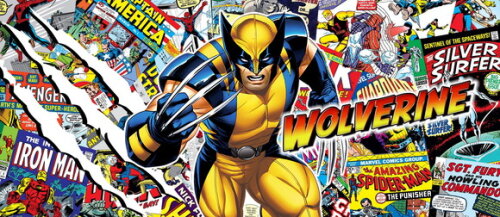 Caneca Personalizada E Azulejo Marvel X-Men Wolverine + CX