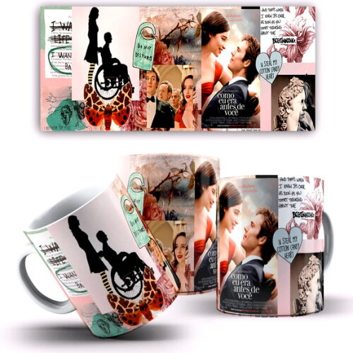 Caneca Personalizada Filme como Eu era Antes de Você