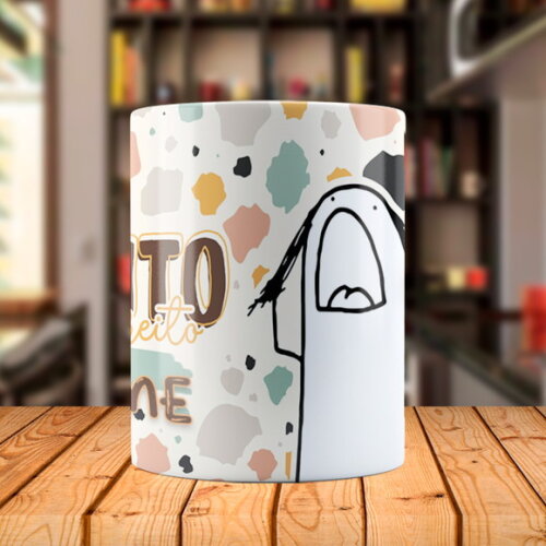 Caneca Personalizada Flork Profissão Direito Gráfico Nome