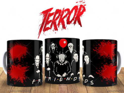 Caneca Personalizada Friends Terror !!! Mega Oferta