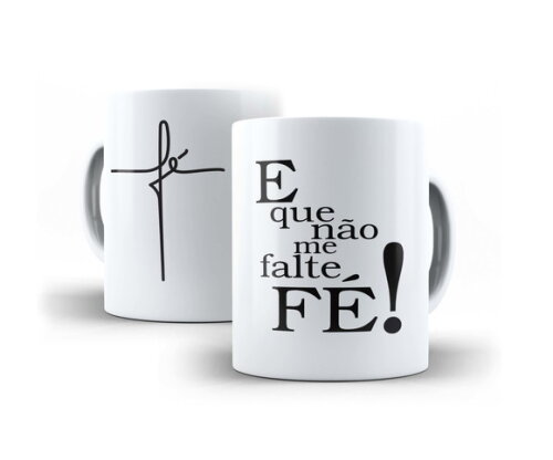 Caneca Personalizada Gospel Jesus Cristo Fé #08