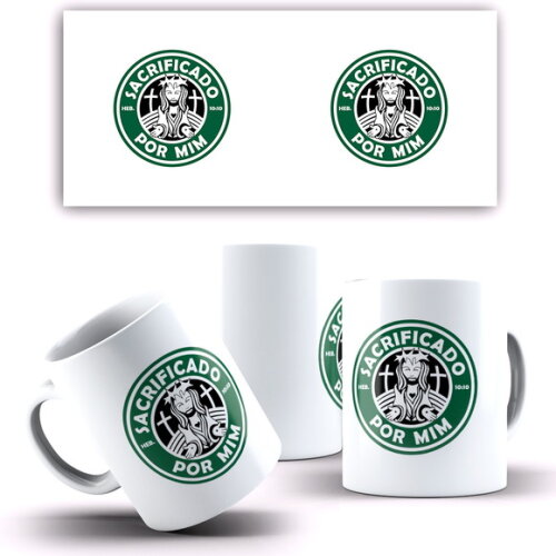 Caneca Personalizada Gospel Jesus Sacrificado Por Mim #04