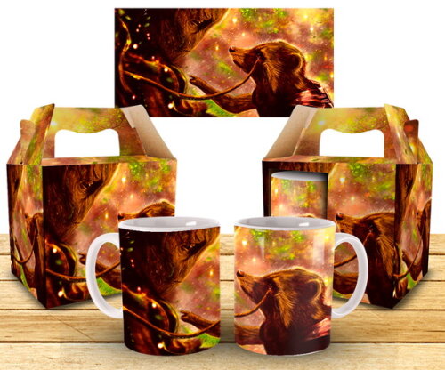 Caneca Personalizada Groot VIngadores + Caixinha