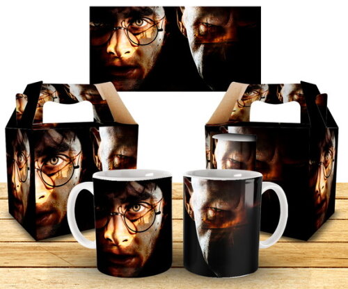 Caneca Personalizada Harry Potter E Lord Voldemort