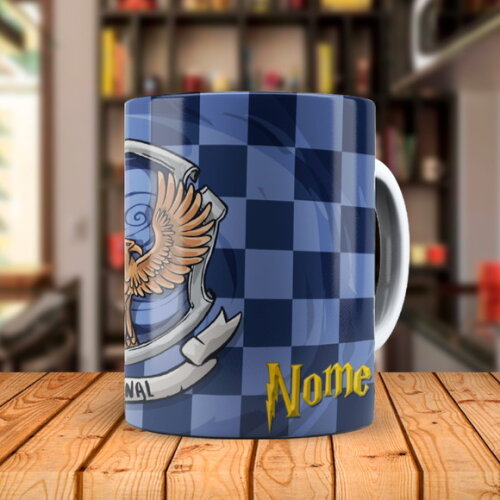 Caneca Personalizada Harry Potter Corvinal com Nome