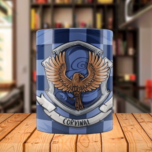 Caneca Personalizada Harry Potter Corvinal com Nome