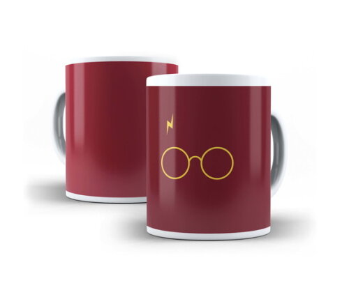 Caneca Personalizada Harry Potter Óculos + Caixinha #3