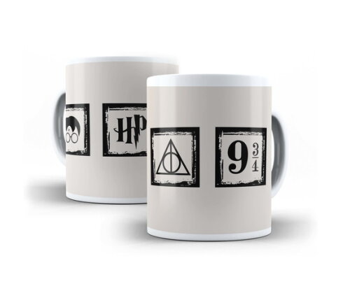 Caneca Personalizada Harry Potter Símbolos #6