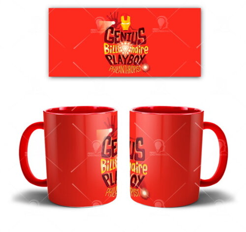 Caneca personalizada Homem de Ferro Vingadores Avengers