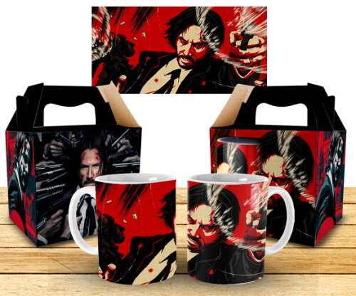 Caneca Personalizada John Wick + Caixinha !!Mod 002