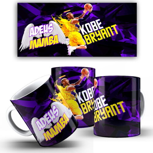 Caneca personalizada kobe bryant nba Lakers