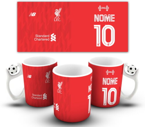 Caneca Personalizada Liverpool camisa 2019 com seu Nome!!!