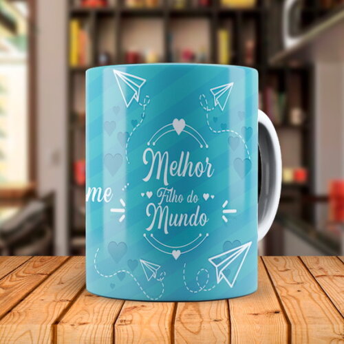 Caneca Personalizada Melhor Filho do Mundo