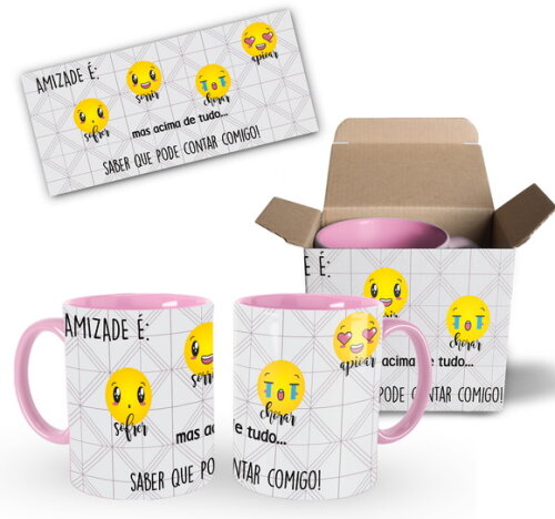 Caneca Personalizada Melhores amigas Amizade acima de Tudo