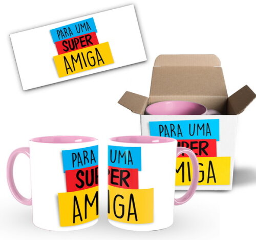 Caneca Personalizada Melhores amigas Para uma Super Amiga
