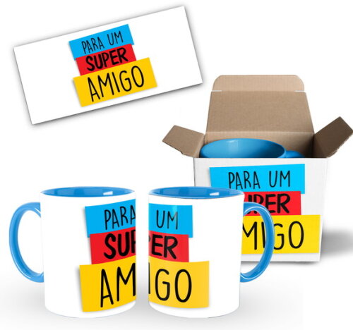 Caneca Personalizada Melhores Amigos Para um Super Amigo