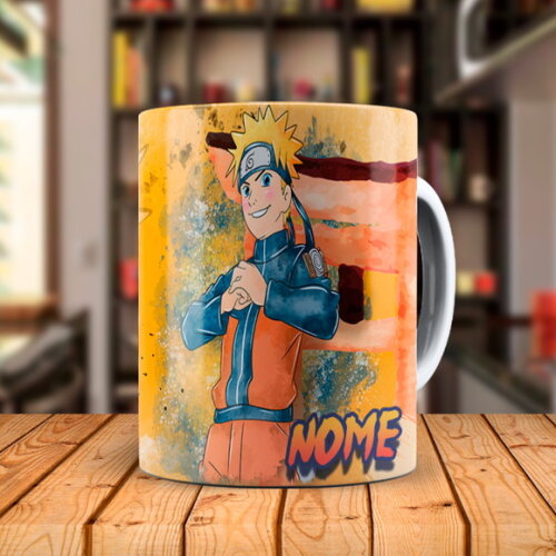 Caneca Personalizada Naruto com Nome