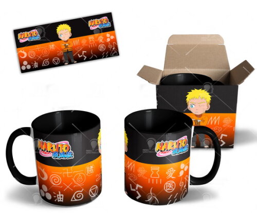 Caneca Personalizada Naruto Hokage + Caixinha