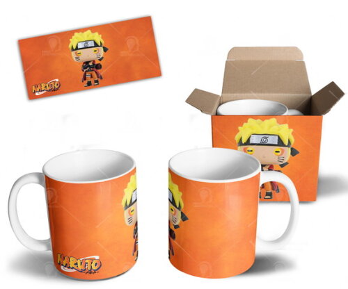 Caneca Personalizada Naruto Modo Sennin Funko + Caixinha