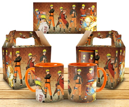 Caneca Personalizada Naruto Shippuden + Caixinha