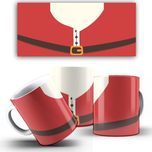 Caneca Personalizada Natal Papai Noel + Caixinha Noel mod 07