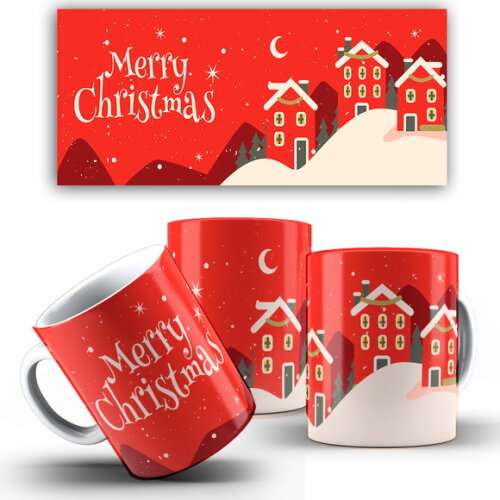 Caneca Personalizada Natal Papai Noel + Caixinha Noel mod 11