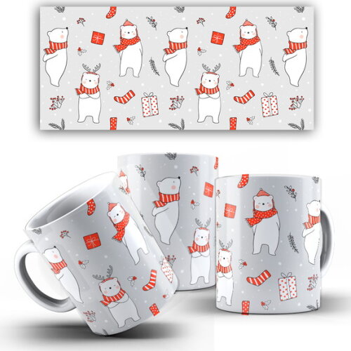 Caneca Personalizada Natal Papai Noel + Caixinha Noel mod 25