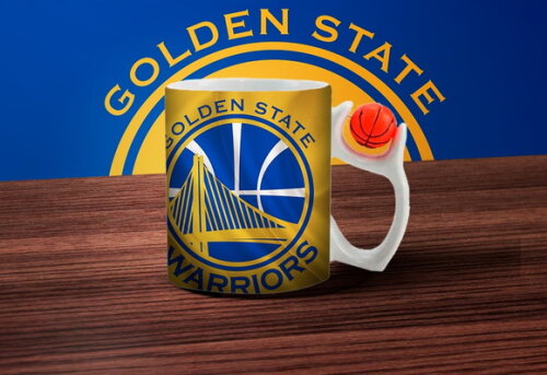 Caneca personalizada NBA Basquete Golden State Warriors #1.1