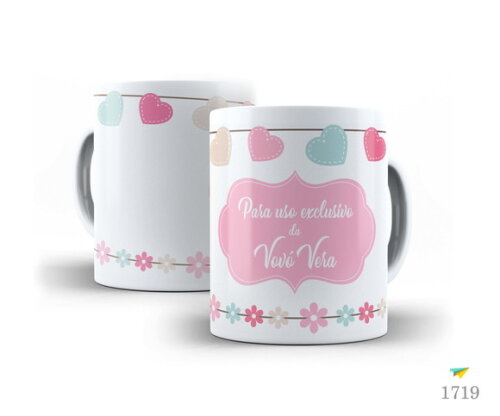 Caneca Personalizada Para uso Exclusivo da Vovó Nome + Cx