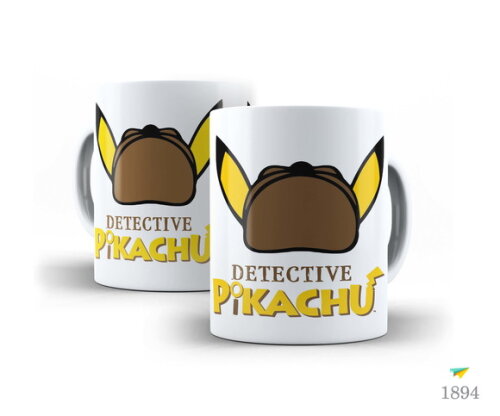 Caneca Personalizada Pokémon Pikachu Detetive + Cx #23!!