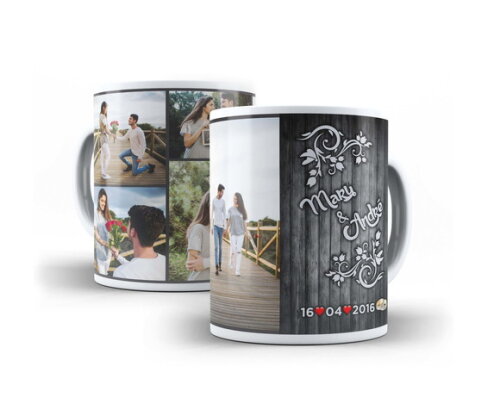 Caneca personalizada Presente Namorados, Noivos, Casamento