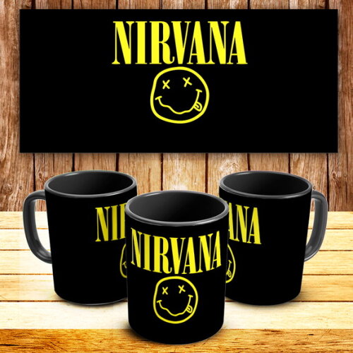 Caneca Personalizada Porcelana Nirvana Banda Rock #1!!