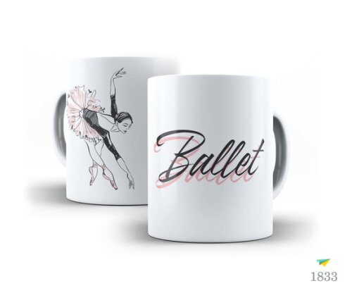 Caneca Personalizada Profissão Bailarina Arte #06