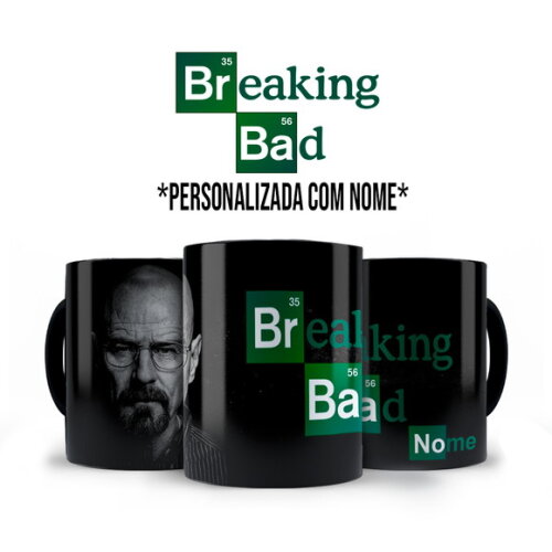 Caneca Personalizada Série Breaking Bad com Nome