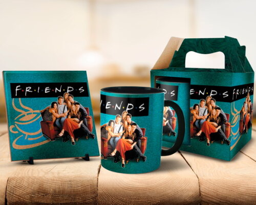 Caneca personalizada Série Friends + KIT #3