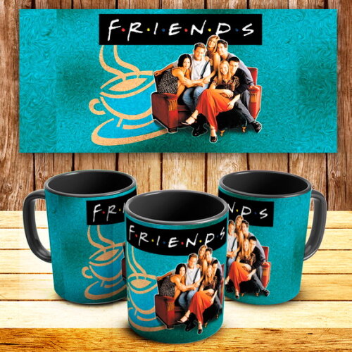 Caneca personalizada Série Friends + KIT #3