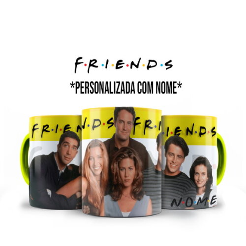 Caneca Personalizada Série Friends com Nome