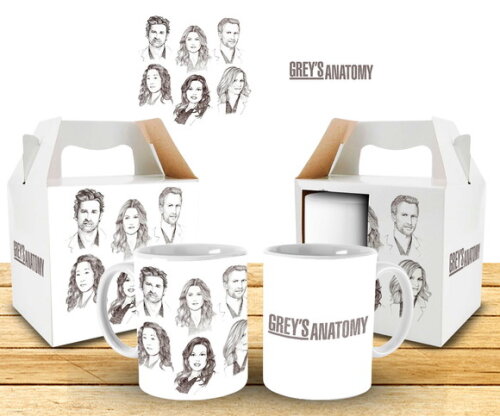 Caneca Personalizada Série Grey's Anatomy + Caixinha #