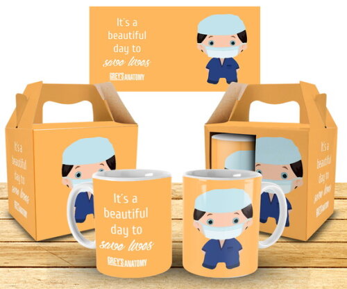 Caneca Personalizada Série Grey's Anatomy + Caixinha #1
