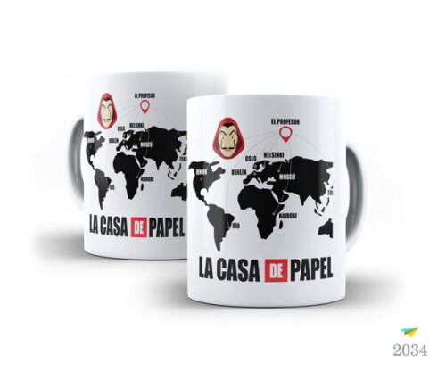 Caneca Personalizada Série La Casa De Papel #11