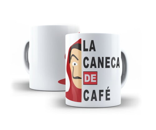 Caneca Personalizada Série La Casa De Papel Café #10