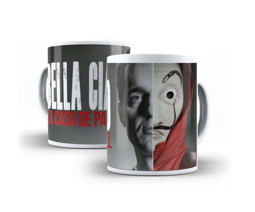 Caneca Personalizada Série La Casa De Papel Bella Ciao #06