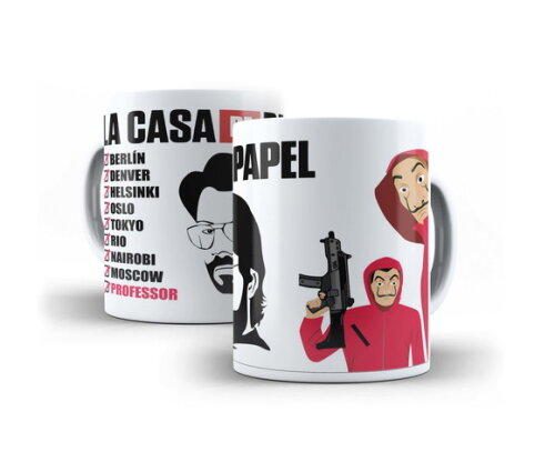 Caneca Personalizada Série La Casa De Papel Professor #08