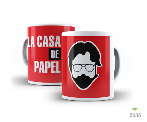Caneca Personalizada Série La Casa De Papel Professor #12