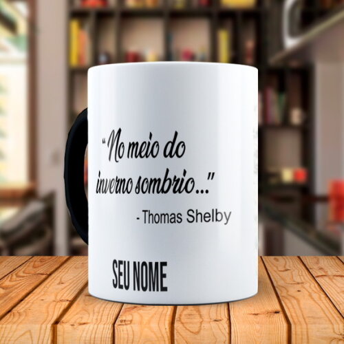 Caneca Personalizada Série Peaky Blinders com Nome